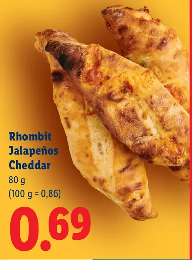 Rhombit Jalapeños Cheddar