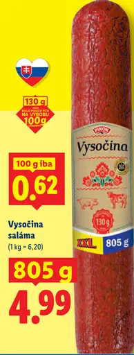 Pikok Vysočina saláma krájaná