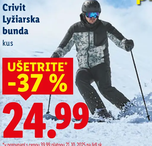 Crivit Lyžiarska bunda