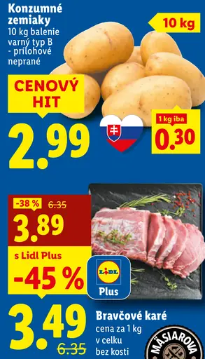 Konzumné zemiaky neskoré