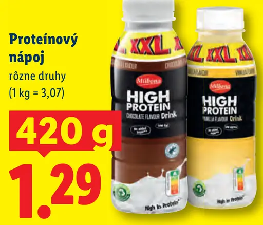 Milbona Proteínový nápoj