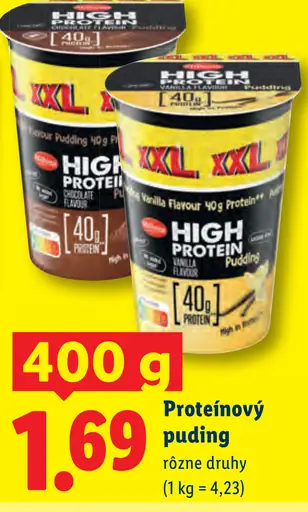 Milbona Proteínový puding