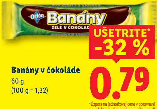 Banány v čokoláde