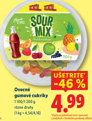 Ovocné gumové cukríky