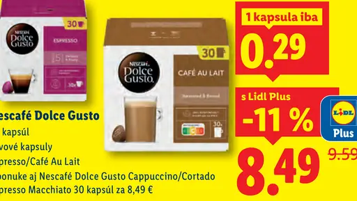 Nescafé Dolce Gusto Espresso/Café Au Lait
