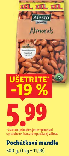 Alesto Pochúťkové mandle