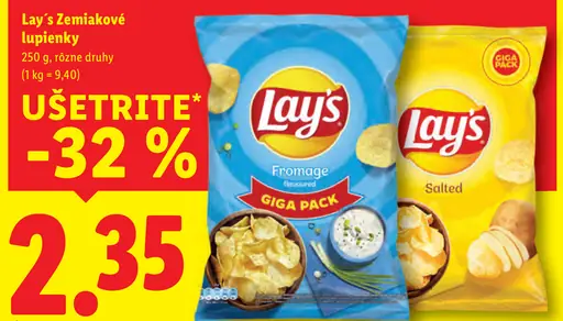 Lay's zemiakové lupienky