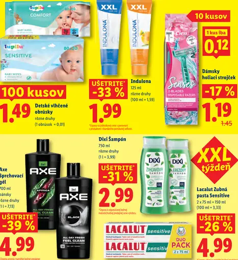 Lupilu Detské vlhčené obrúsky