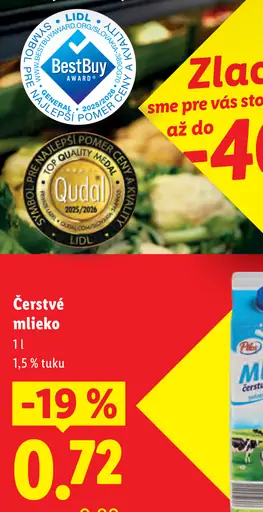 Milsy Čerstvé mlieko