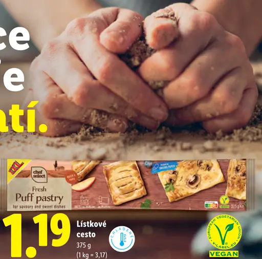 Chef Select Lístkové cesto