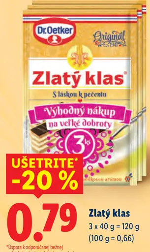 Dr. Oetker Zlatý klas