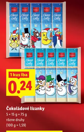 Čokoládové lízanky