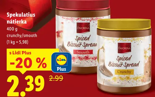 Favorina Špekulatius nátierka
