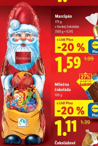 Favorina Marcipán v horkej čokoláde