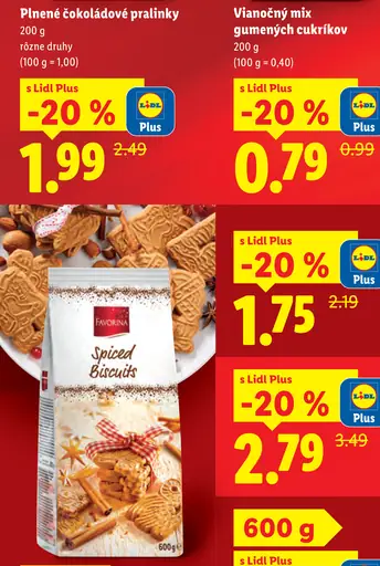 Favorina Vianočný mix gumených cukríkov