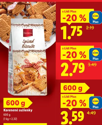 Favorina Korenene sušienky