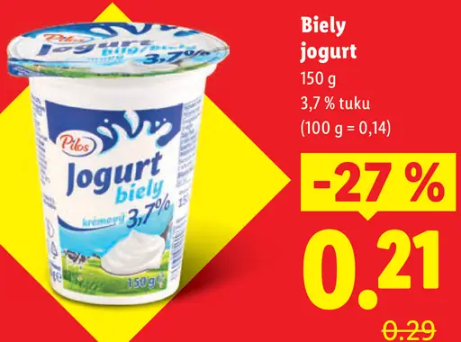 Biely jogurt