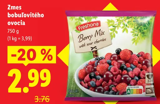Freshona Zmes bobuľovitého ovocia