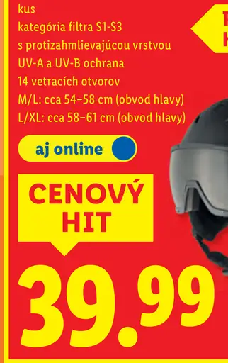 Crivit Lyžiarska helma