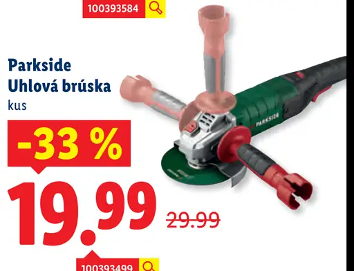 Parkside Uhlová brúska