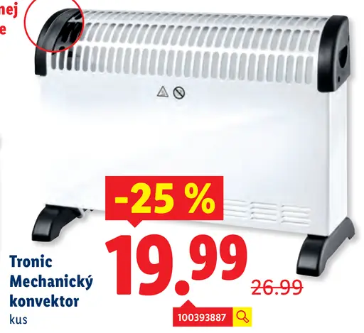 Tronic Mechanický konvektor