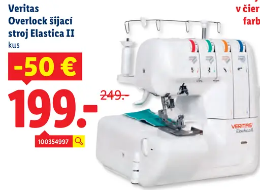 Veritas Overlock šijací stroj Elastica II