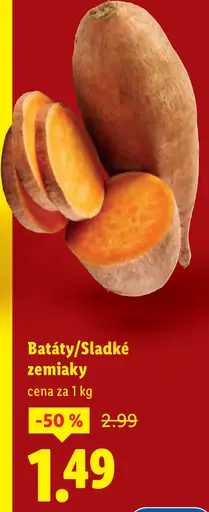 Bataty sladké zemiaky