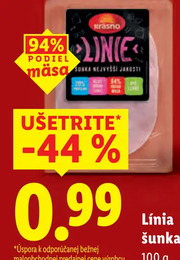 Linessa Línia šunka