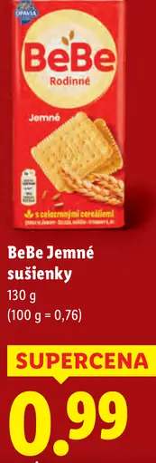 BeBe Jemné sušienky