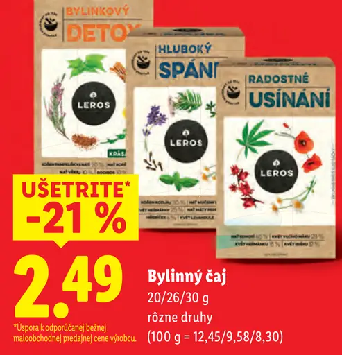 Leros Sypaný bylinný čaj