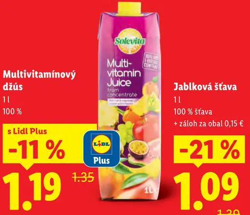Solevita Multivitamínový džús