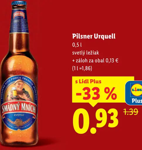 Smädný mních pivo plechovka