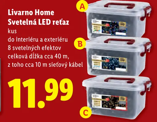 Livarno Home Svetelná LED reťaz