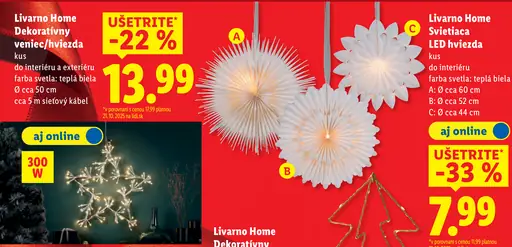 Livarn Home Dekoratívny veniec/hviezda