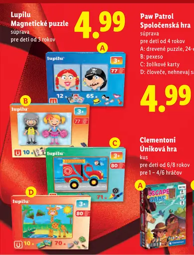 Lupilu Magnetické puzzle