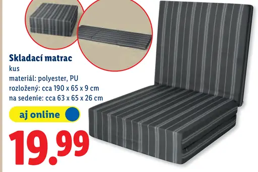 Livarno home skladací matrac