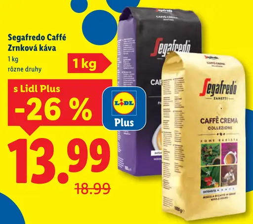 Segafredo Mletá káva