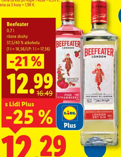 Beefeater London Pink Strawberry