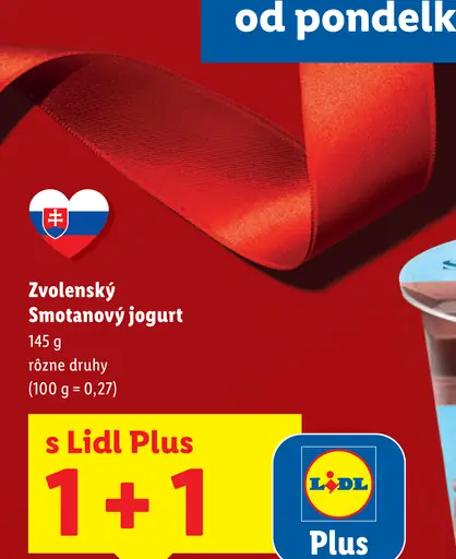 Zvolenský smotanový jogurt