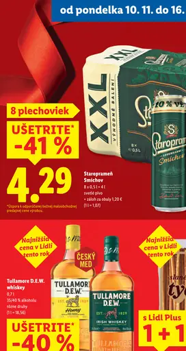 Tullamore D.E.W. whiskey