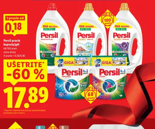 Persil Pracie kapsuly/Prášok/Gél