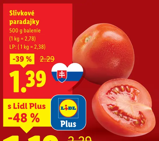 Slivkové paradajky