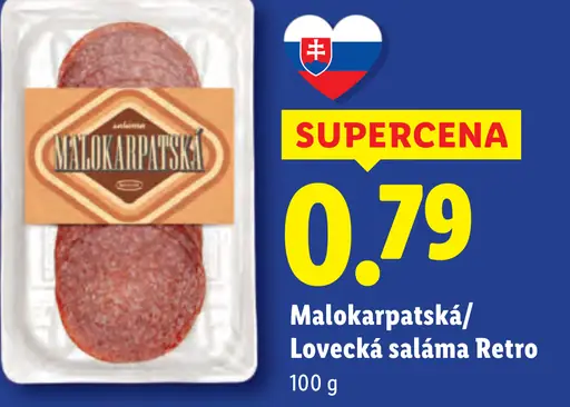 Malokarpatská/Lovecká saláma Retro