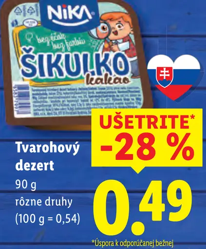 Nika Tvarohový dezert