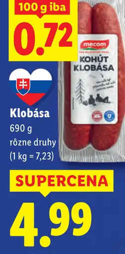 Mecom Údená klobása