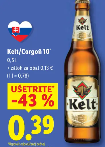 Kelt/Corgoň 10°