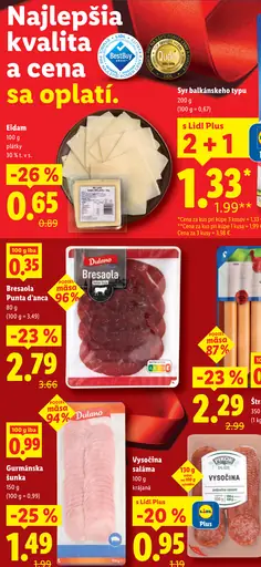 Eidam plátky 30% t. v s.