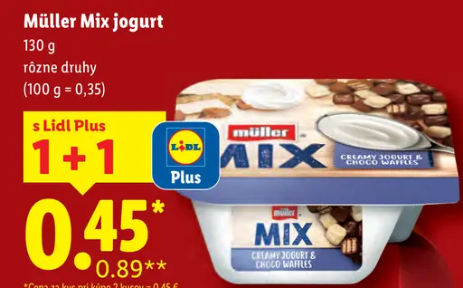 Müller Mix jogurt