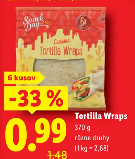 Tortilla wraps