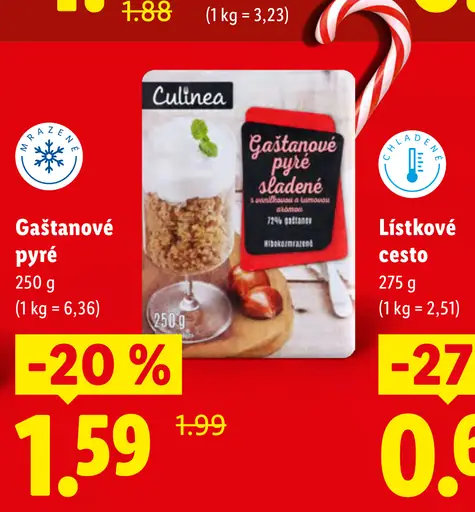 Culinea Gaštanové pyré
